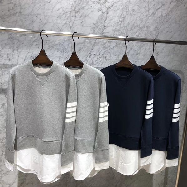 чистый хлопок loopback джерси вязать crewneck длинный свитер свитер топ с рубашки подола, поддельные две штуки повседневные женские толстовк, Black
чистый хлопок loopback джерси вязать crewneck длинный свитер свитер топ с рубашки подола, поддельные две штуки повседневные женские толстовк, Black