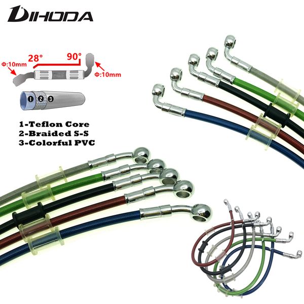 universal 400 to 2200mm motorcycle hydraulic reinforced brake clutch oil hose line pipe for atv dirt pit racing bike
universal 400 to 2200mm motorcycle hydraulic reinforced brake clutch oil hose line pipe for atv dirt pit racing bike