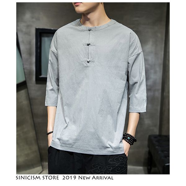 sinicism store men summer buckle shirts man 2019 casual streetwear mens shirts chinese style male casual clothing oversize, White;black
sinicism store men summer buckle shirts man 2019 casual streetwear mens shirts chinese style male casual clothing oversize, White;black