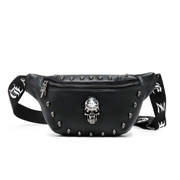 2020 new chest bag men's and women's messenger bag korean pu single shoulder diagonal straddle skull personality waist
2020 new chest bag men's and women's messenger bag korean pu single shoulder diagonal straddle skull personality waist