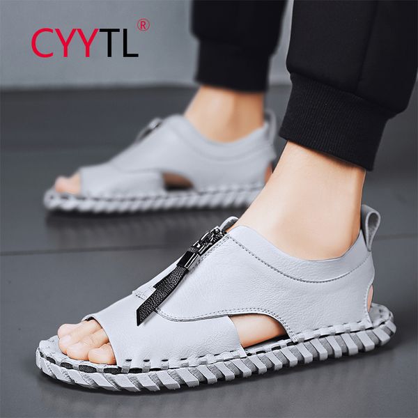 sandals cyytl mens hollow breathable beach shoes fashion open toe soft non-slip outdoor slippers male flat walking sandalias, Black
sandals cyytl mens hollow breathable beach shoes fashion open toe soft non-slip outdoor slippers male flat walking sandalias, Black