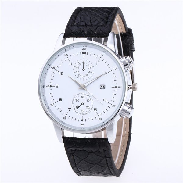 minimalist fashion belt watch multicolor face false eyes five needle watches personality scale with calendar watches, Slivery;brown
minimalist fashion belt watch multicolor face false eyes five needle watches personality scale with calendar watches, Slivery;brown
