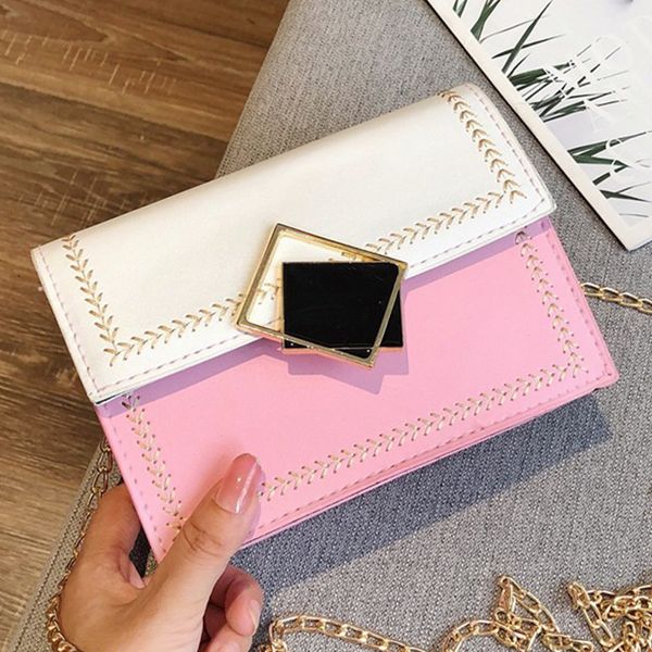 quality leather wide strap female shoulder bag crossbody bags for women casual flap bag patchwork ladies' messenger sac
quality leather wide strap female shoulder bag crossbody bags for women casual flap bag patchwork ladies' messenger sac