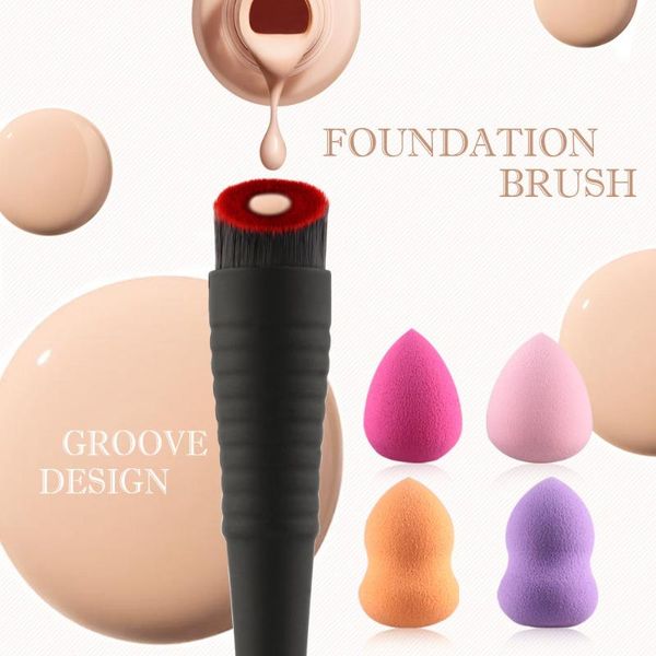 1pc/set fluted foundation new cosmetic flat cream makeup brush tool 4pcs of beauty backstage blender powder puff mag5501
1pc/set fluted foundation new cosmetic flat cream makeup brush tool 4pcs of beauty backstage blender powder puff mag5501