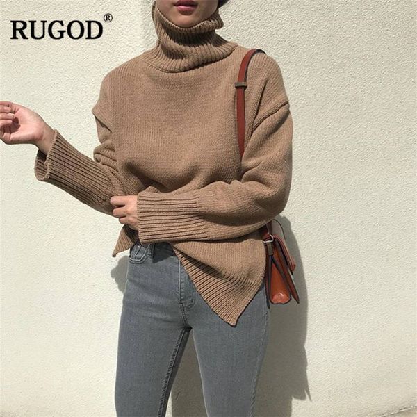 rugod new turtleneck women sweaters casual solid knitted women pullovers long sleeve warm autumn winter clothes pull femme hiver, White;black
rugod new turtleneck women sweaters casual solid knitted women pullovers long sleeve warm autumn winter clothes pull femme hiver, White;black