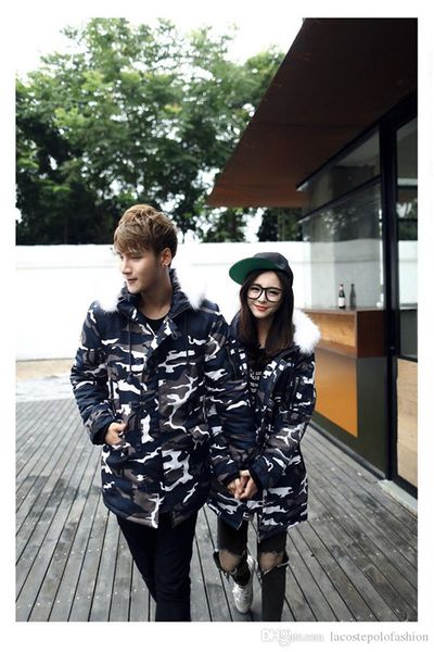 blue camouflage man cotton padded jacket zipper fly with pocket woman winter couples matching clothes, Black
blue camouflage man cotton padded jacket zipper fly with pocket woman winter couples matching clothes, Black