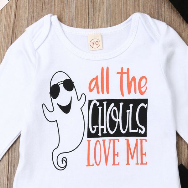 2019 autumn newborn baby boy girl halloween clothes cute long sleeve romper jumpsuit pants hat 3pcs outfits, White
2019 autumn newborn baby boy girl halloween clothes cute long sleeve romper jumpsuit pants hat 3pcs outfits, White