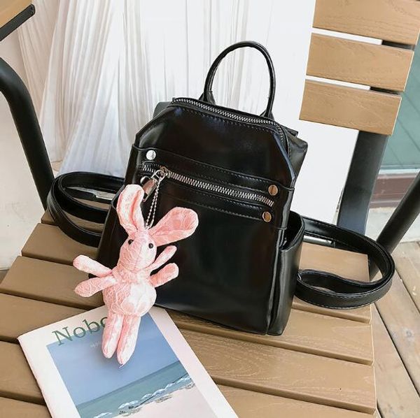 mini backpack girl new fashion ins popular versatile pu satchel backpack women bag