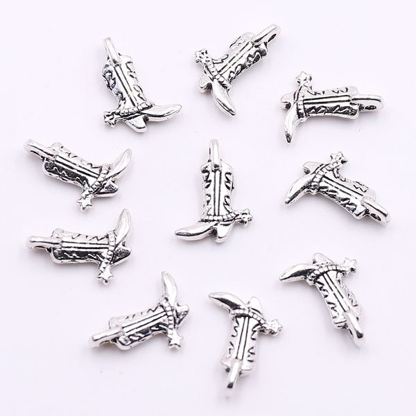 10pcs high boots pendant charms for jewelry making diy crafts charms pendants for bracelets necklaces making factory sale, Bronze;silver
10pcs high boots pendant charms for jewelry making diy crafts charms pendants for bracelets necklaces making factory sale, Bronze;silver
