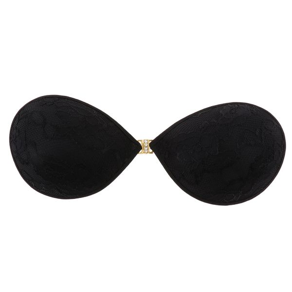 selfadhesive strapless reusable invisible silicone pushup bras, Red;black 
selfadhesive strapless reusable invisible silicone pushup bras, Red;black