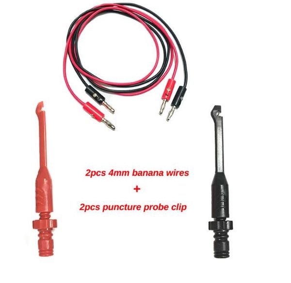 2pcs piercing test clip and 2 pcs banana lines, heavy-duty insulation piercing probe automotive test clip with back probe
2pcs piercing test clip and 2 pcs banana lines, heavy-duty insulation piercing probe automotive test clip with back probe