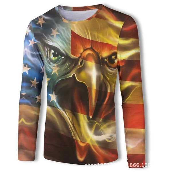 mens designer fashion american flag eagle 3d printed long sleeve t-shirt0rlr, White;black
mens designer fashion american flag eagle 3d printed long sleeve t-shirt0rlr, White;black