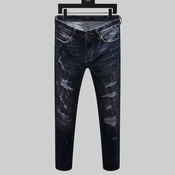 skinny jeans bleached men straight slim elastic jeans all-match simple mens stretch hole denim trouser classic men designer blue pants
skinny jeans bleached men straight slim elastic jeans all-match simple mens stretch hole denim trouser classic men designer blue pants