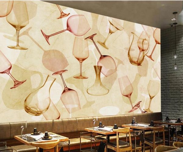 european retro wine glass decoration background wall modern wallpaper for living room
european retro wine glass decoration background wall modern wallpaper for living room