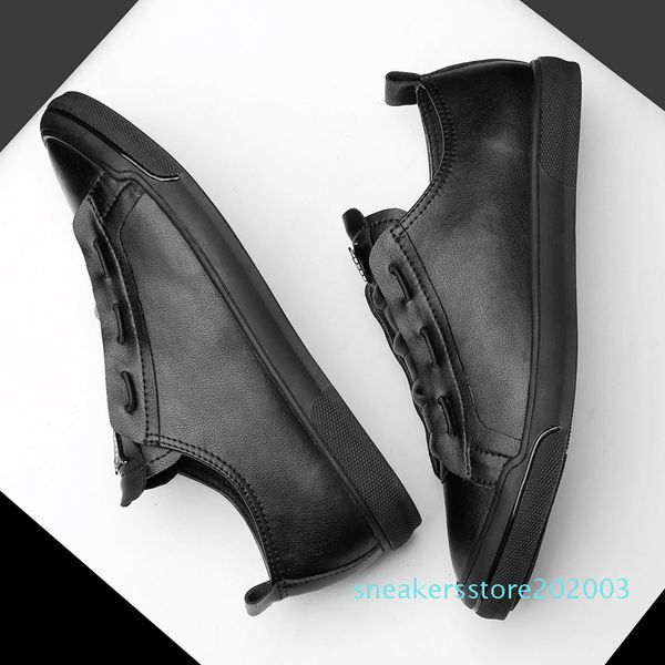 2019 new men's shoes casual genuine leather male white black flat sneakers lace up shoe man nice platform shoes for men s03
2019 new men's shoes casual genuine leather male white black flat sneakers lace up shoe man nice platform shoes for men s03
