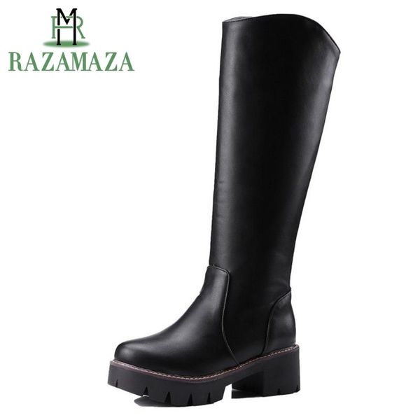 zalavor women motorcycle boot ladies knee thigh high botas platform fur shoes woman winter bootines mujer size 34-43, Black
zalavor women motorcycle boot ladies knee thigh high botas platform fur shoes woman winter bootines mujer size 34-43, Black