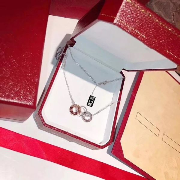 box fashion love necklace jewelry gift men women three ring with full diamond necklace octagonal set screw cap love necklace couple, Silver
box fashion love necklace jewelry gift men women three ring with full diamond necklace octagonal set screw cap love necklace couple, Silver