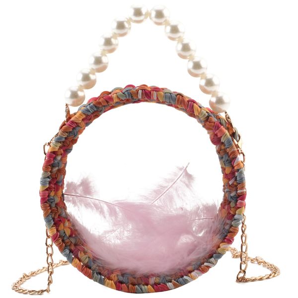 elegant female pearl tote bag 2019 new pvc transparent women's designer handbag chain weave shoulder messenger bag
elegant female pearl tote bag 2019 new pvc transparent women's designer handbag chain weave shoulder messenger bag