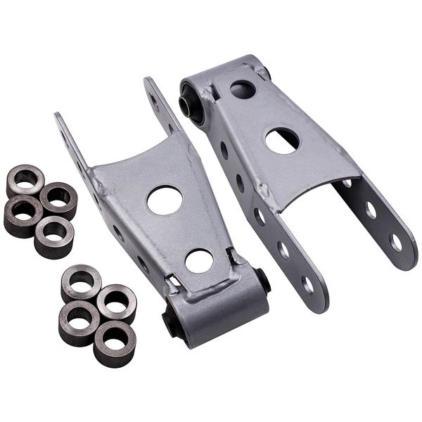 2"-3" rear lowering drop shackles kit for silverado/sierra 2007-2016 
2"-3" rear lowering drop shackles kit for silverado/sierra 2007-2016