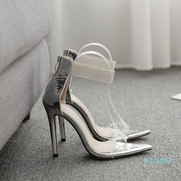 plus size 35 to 40 41 42 silver rhinestone shoes fashion luxury designer women high heels sandals come with box 2ct, Black
plus size 35 to 40 41 42 silver rhinestone shoes fashion luxury designer women high heels sandals come with box 2ct, Black