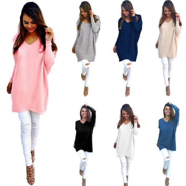 fashion spring autumn winter dress womens loose knitted oversized baggy sweater jumper outwear plus size female vestidos 5xl 6xl, White;black
fashion spring autumn winter dress womens loose knitted oversized baggy sweater jumper outwear plus size female vestidos 5xl 6xl, White;black