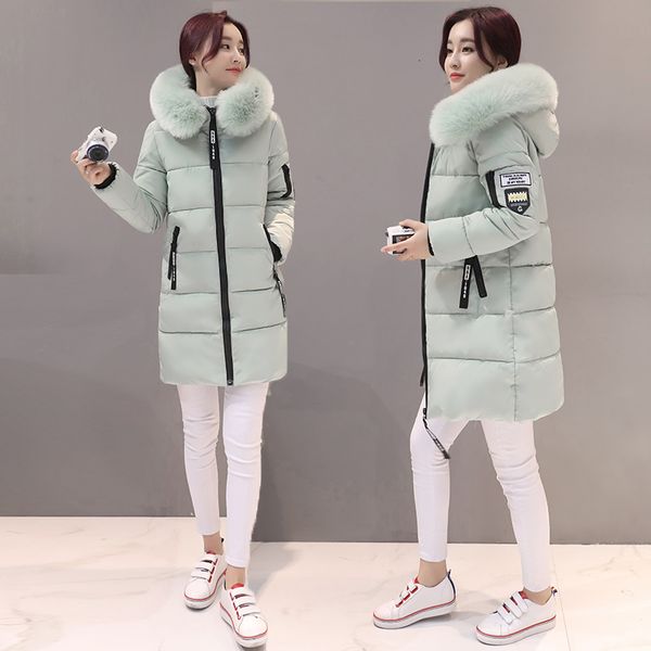 new fashion women winter jacket with fur collar warm hooded female womens winter coat long down jacket outwear, Black
new fashion women winter jacket with fur collar warm hooded female womens winter coat long down jacket outwear, Black
