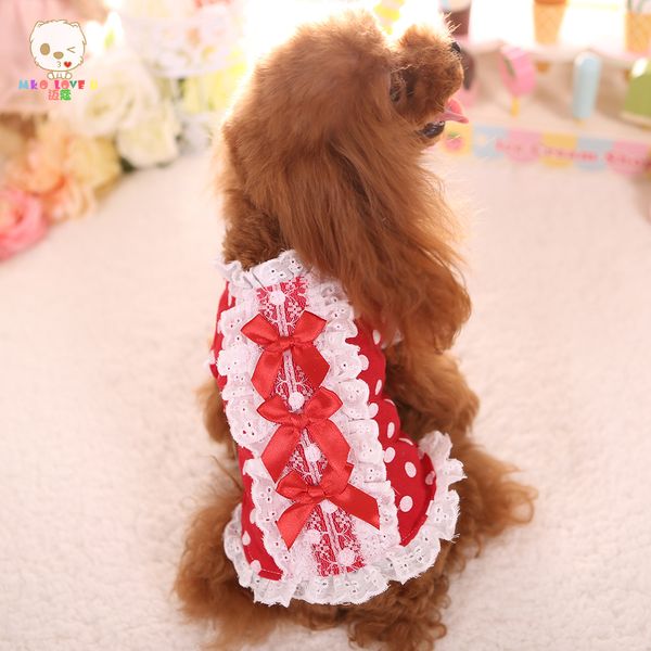 puppy lace coat soft vest pet clothes for small dogs 100% cotton dog clothing sweet shirt dot dog clothes
puppy lace coat soft vest pet clothes for small dogs 100% cotton dog clothing sweet shirt dot dog clothes