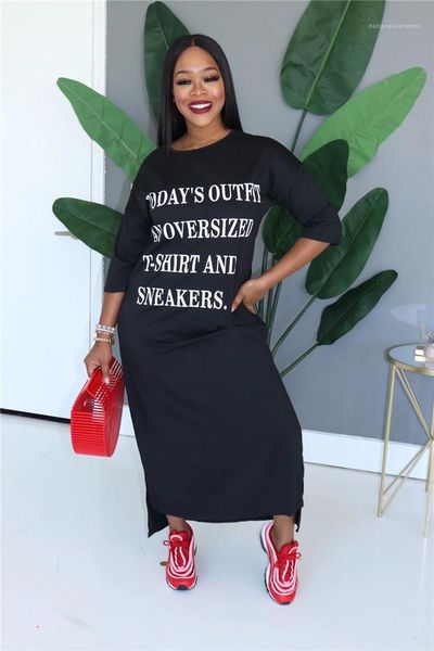 long sleeve solid color dress womens designer clothes spring womens designer dresses casual letter printed crew neck, Black;gray
long sleeve solid color dress womens designer clothes spring womens designer dresses casual letter printed crew neck, Black;gray