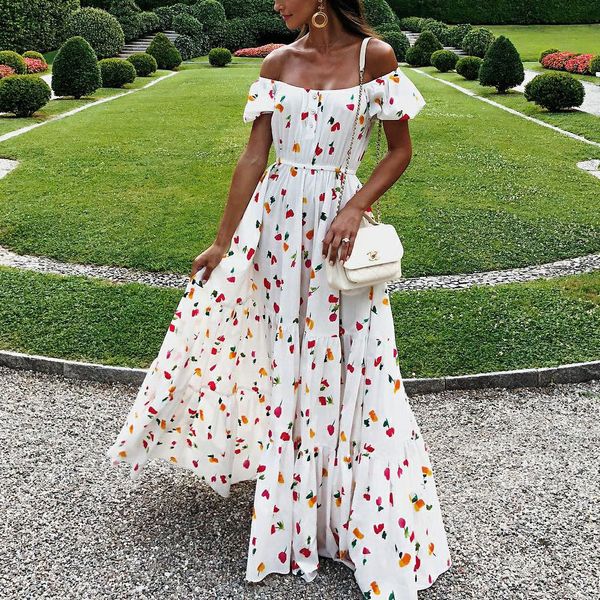 new women's dress strapless tube dresses long skirts printed dresse floral dress casual travel dresse catwalk party dress #2258, Black
new women's dress strapless tube dresses long skirts printed dresse floral dress casual travel dresse catwalk party dress #2258, Black