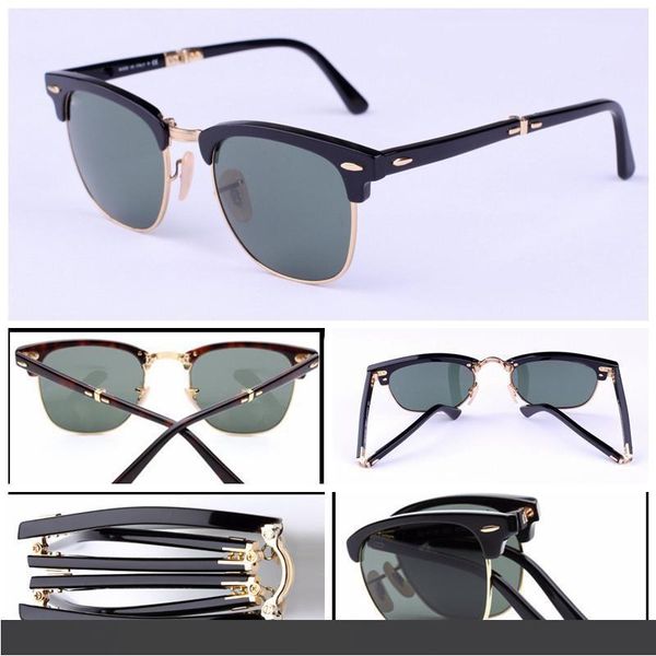 brand foldable sunglasses g15 glass lens sunglasses mirror metal folding sun glasses men women shades with original folding package, White;black
brand foldable sunglasses g15 glass lens sunglasses mirror metal folding sun glasses men women shades with original folding package, White;black
