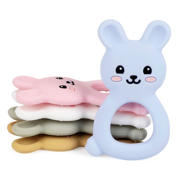 tyry 5pc/10pc animal baby teether bunny shape teething pendant for diy chewable necklace food grade toddler teether toys
tyry 5pc/10pc animal baby teether bunny shape teething pendant for diy chewable necklace food grade toddler teether toys
