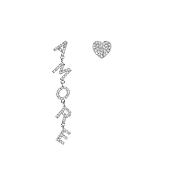 fashion zircon stud earrings lovely girl long amore letter earring for women small cute heart stud delicate piercing jewelry, Golden;silver
fashion zircon stud earrings lovely girl long amore letter earring for women small cute heart stud delicate piercing jewelry, Golden;silver