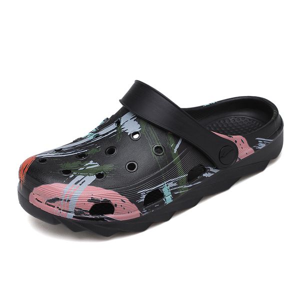 men sandals summer shoes breathable casual outdoor non-slip beach slipper fashion light trend light walking crocse men sandals, Black
men sandals summer shoes breathable casual outdoor non-slip beach slipper fashion light trend light walking crocse men sandals, Black