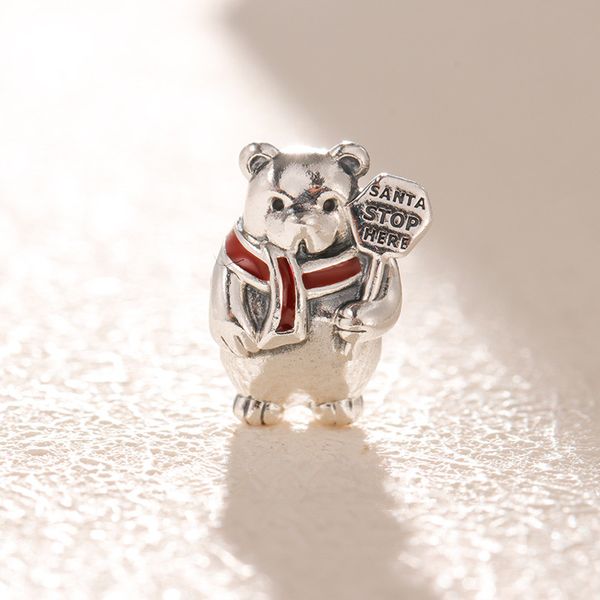 925 sterling silver charms christmas polar bear beads fits european pandora style jewelry bracelets & necklace diy for women 796466en39, Bronze;silver
925 sterling silver charms christmas polar bear beads fits european pandora style jewelry bracelets & necklace diy for women 796466en39, Bronze;silver