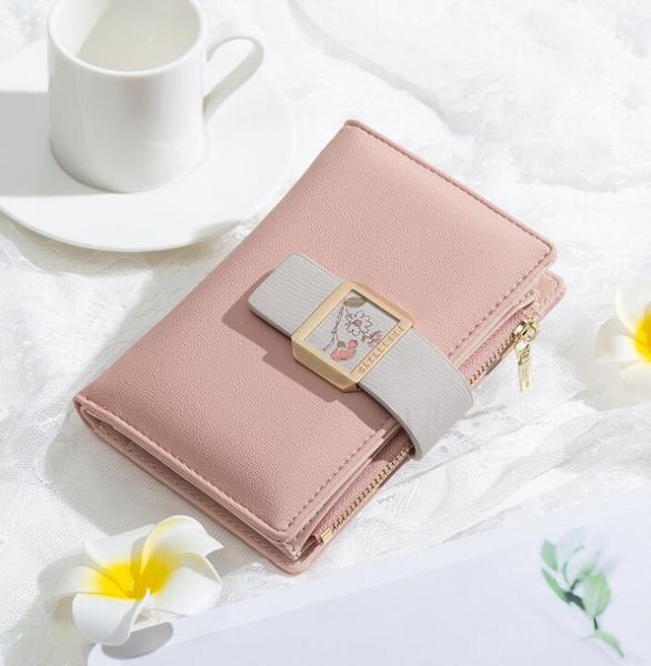 wallet women pu solid brief foldable card multifunction short clutch wallet mix color, Red;black
wallet women pu solid brief foldable card multifunction short clutch wallet mix color, Red;black