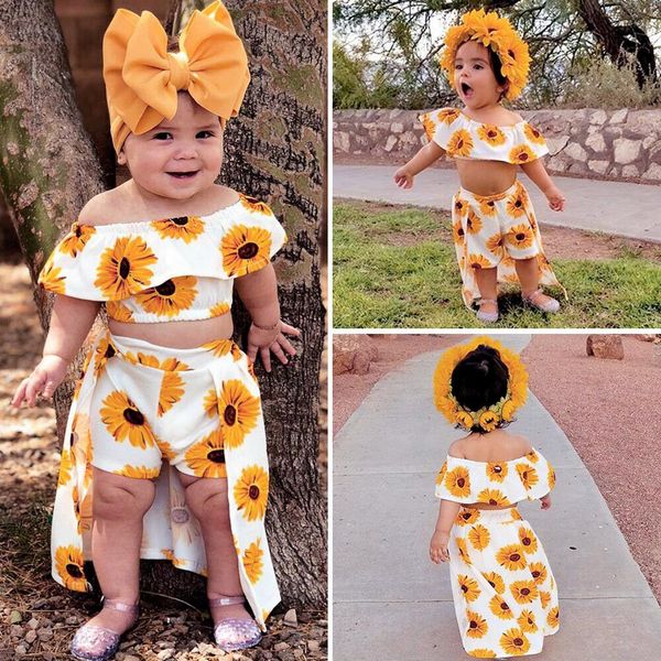 sunflower baby girl clothes summer newborn baby girls off shoulder sunflower print skirt pantskirt toddle girl boho outfits, White
sunflower baby girl clothes summer newborn baby girls off shoulder sunflower print skirt pantskirt toddle girl boho outfits, White