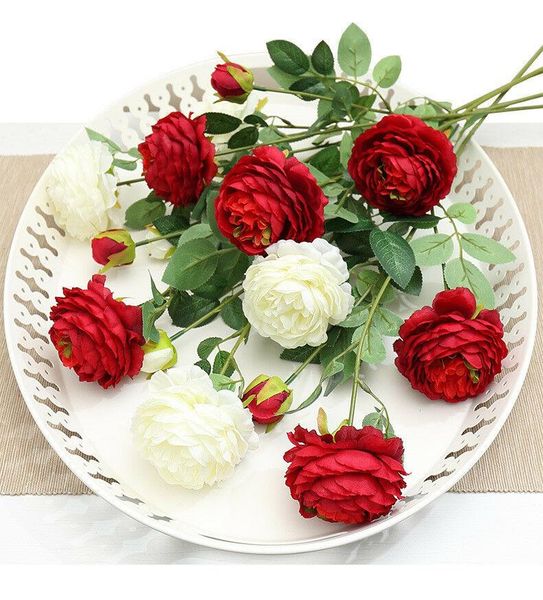 artificial flowers roses artificial peony fake silk flowers white bridal wedding bouquet home decor
artificial flowers roses artificial peony fake silk flowers white bridal wedding bouquet home decor