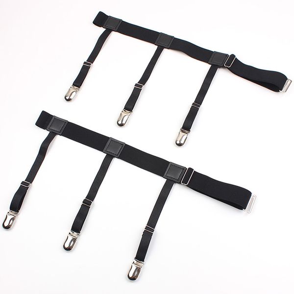 2pcs business mens shirt stays belt with non-slip locking clips gentleman leg elastic garters suspenders for shirts accessories, Black;white
2pcs business mens shirt stays belt with non-slip locking clips gentleman leg elastic garters suspenders for shirts accessories, Black;white