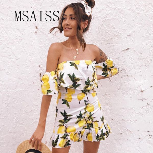 msaiss one shoulder summer women dress beach lady print ruffle dress women dresses vestidos, Black;gray
msaiss one shoulder summer women dress beach lady print ruffle dress women dresses vestidos, Black;gray