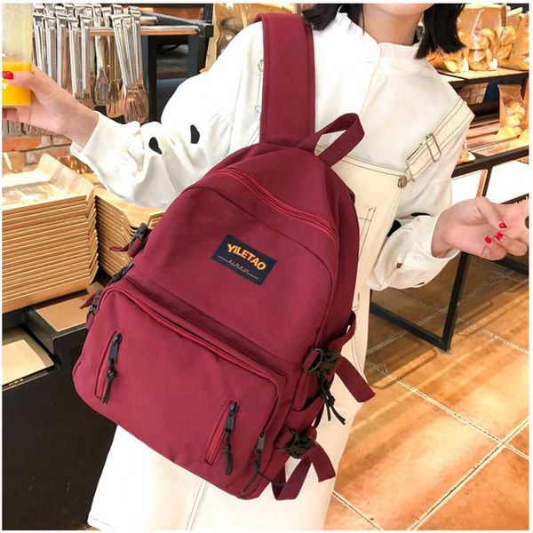 student backpack women school bags for teenage girls bag pack big capacity nylon solid college high school back pack female 2020
student backpack women school bags for teenage girls bag pack big capacity nylon solid college high school back pack female 2020