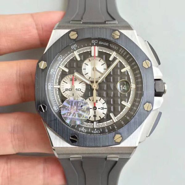 JF Luxury Watch 26400 watch Swiss Cal.3126 Automatic Chronograph 28800 vph Titanium Case Ceramic Bezel Sapphire Crystal Power reserve
JF Luxury Watch 26400 watch Swiss Cal.3126 Automatic Chronograph 28800 vph Titanium Case Ceramic Bezel Sapphire Crystal Power reserve