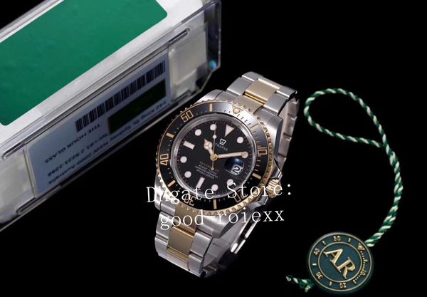 new 43mm baselworld mens automatic eta 2824 watch men 904l steel yellow gold ceramic bezel dweller dive sea sport 126603 ar factory watches, Slivery;brown
new 43mm baselworld mens automatic eta 2824 watch men 904l steel yellow gold ceramic bezel dweller dive sea sport 126603 ar factory watches, Slivery;brown