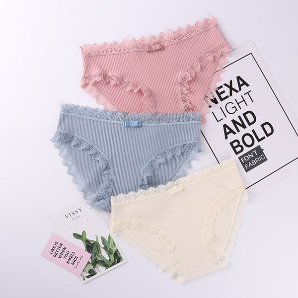 3pcs women's cotton panties female lace edge breathable briefs underwear women cotton crotch lingerie intimates, Black;pink
3pcs women's cotton panties female lace edge breathable briefs underwear women cotton crotch lingerie intimates, Black;pink