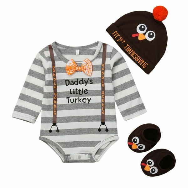 thanksgiving newborn baby boy 3pcs outfits my turkey bodysuit romper+ hat+socks set clothes infant toddler 0-18ms kids, White
thanksgiving newborn baby boy 3pcs outfits my turkey bodysuit romper+ hat+socks set clothes infant toddler 0-18ms kids, White