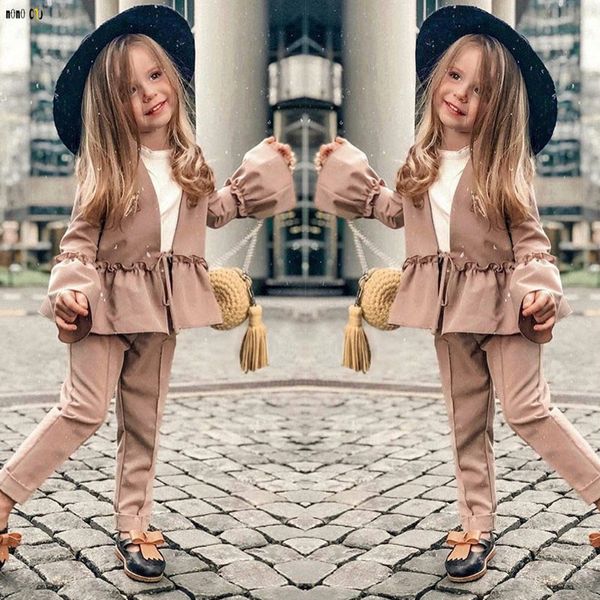 2018 autumn girls clothes set two piece coat & pants solid flare sleeve kids outfit child girl clothing for 3 4 5 6 7 8 years j190514, White
2018 autumn girls clothes set two piece coat & pants solid flare sleeve kids outfit child girl clothing for 3 4 5 6 7 8 years j190514, White