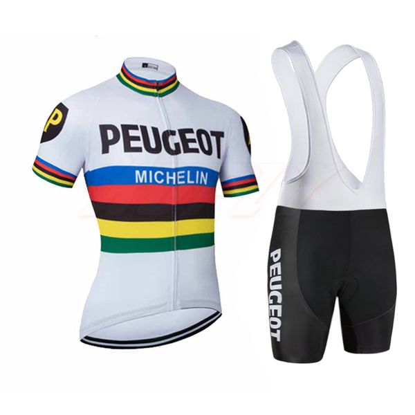 new men peugeot cycling jersey france spain bike retro color bar clothing cycling wear racing clothes checkered clothing, Black;blue
new men peugeot cycling jersey france spain bike retro color bar clothing cycling wear racing clothes checkered clothing, Black;blue