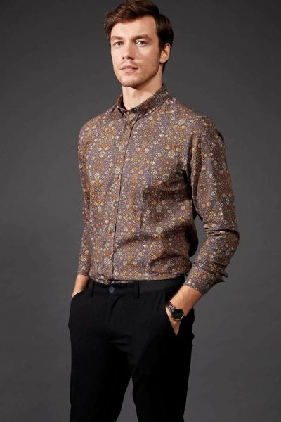 defacto men fashion simple print pattern shirts short sleeve solid shirts mens casual lapel collar casual shirt new-m4175az19au, White;black
defacto men fashion simple print pattern shirts short sleeve solid shirts mens casual lapel collar casual shirt new-m4175az19au, White;black