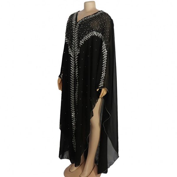 african women plus size loose casual maxi dress lady vintage diamonds pearl beading chiffon batwing long sleeve robe solid dress, Red
african women plus size loose casual maxi dress lady vintage diamonds pearl beading chiffon batwing long sleeve robe solid dress, Red