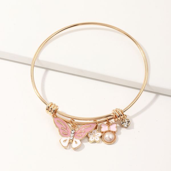 cuff anomokay drop pink enamel butterfly pendant bracelet & bangle cute animal gold for women girl simple jewelry, White
cuff anomokay drop pink enamel butterfly pendant bracelet & bangle cute animal gold for women girl simple jewelry, White