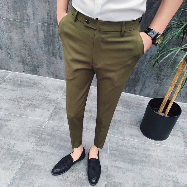 fashion solid pants casual streetwear suit pant long trousers men clothing 8 colour pantalon homme korean office trousers men, Black
fashion solid pants casual streetwear suit pant long trousers men clothing 8 colour pantalon homme korean office trousers men, Black